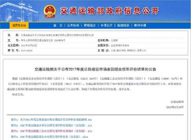 喜讯 | 武冈商会常务副会长单位辰波建设蝉联全国公路施工综合信用AA级企业